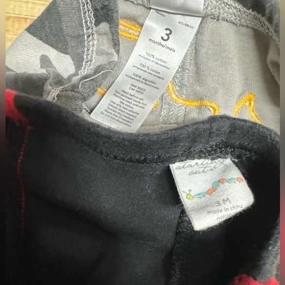 Circo & Carter’s | 5 Pairs of 100% Cotton Baby Pants/Bottoms | Size 3 Months - Picture 3 of 7